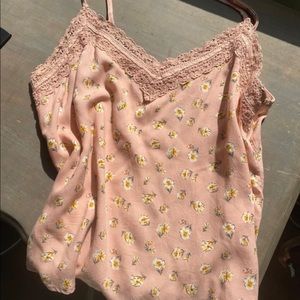 Hollister Pink Floral Cami